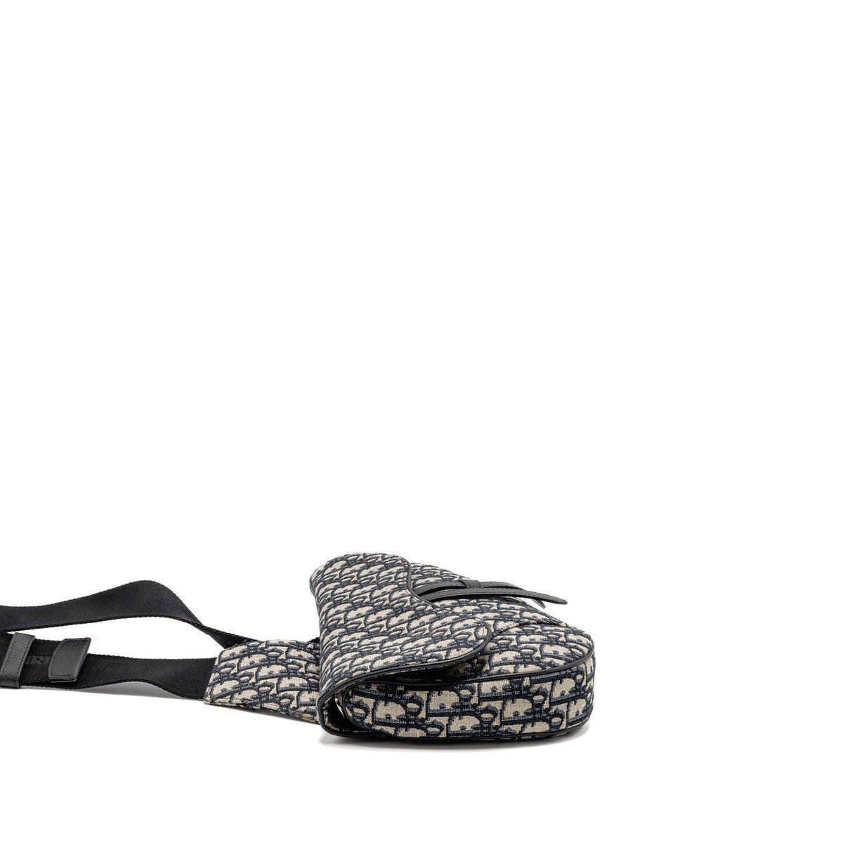 DIOR HOMME SADDLE BAG OBLIQUE JACQUARD MULTICOLOURED HARDWARE