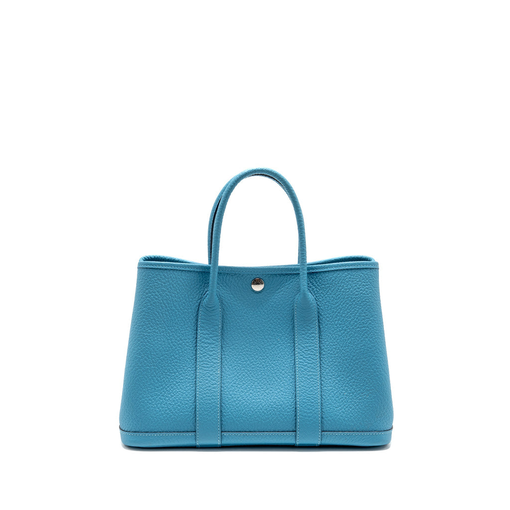 Hermes Garden Party 30 Vache Country Bleu de Nord SHW