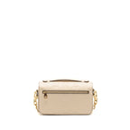 LOUIS VUITTON POCHETTE MÉTIS EAST WEST MONOGRAM EMPREINTE LEATHER CREAM GHW