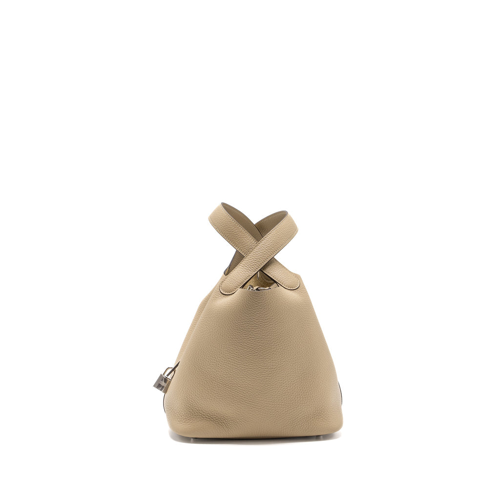 Hermes Picotin 22 Lock Bag Clemence Trench SHW
