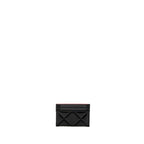 CHANEL 19 CARD HOLDER LAMBSKIN BLACK/PINK GHW (MICROCHIP)