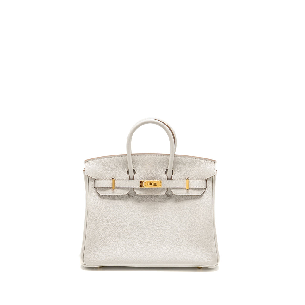 Hermes birkin 25 Togo Gris Pale GHW