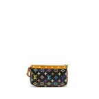 LOUIS VUITTON POCHETTE ACCESSORIES CANVAS BLACK MULTICOLOUR GHW
