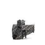 DIOR HOMME SADDLE BAG OBLIQUE JACQUARD MULTICOLOURED HARDWARE
