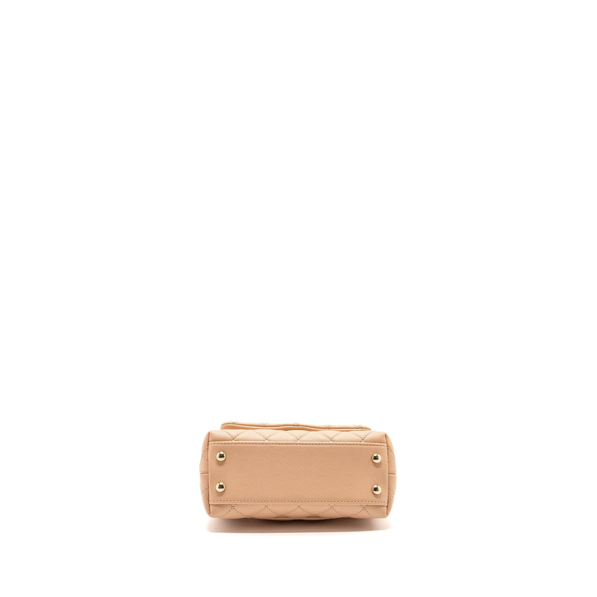 CHANEL MINI COCO HANDLE CAVIAR BEIGE LGHW