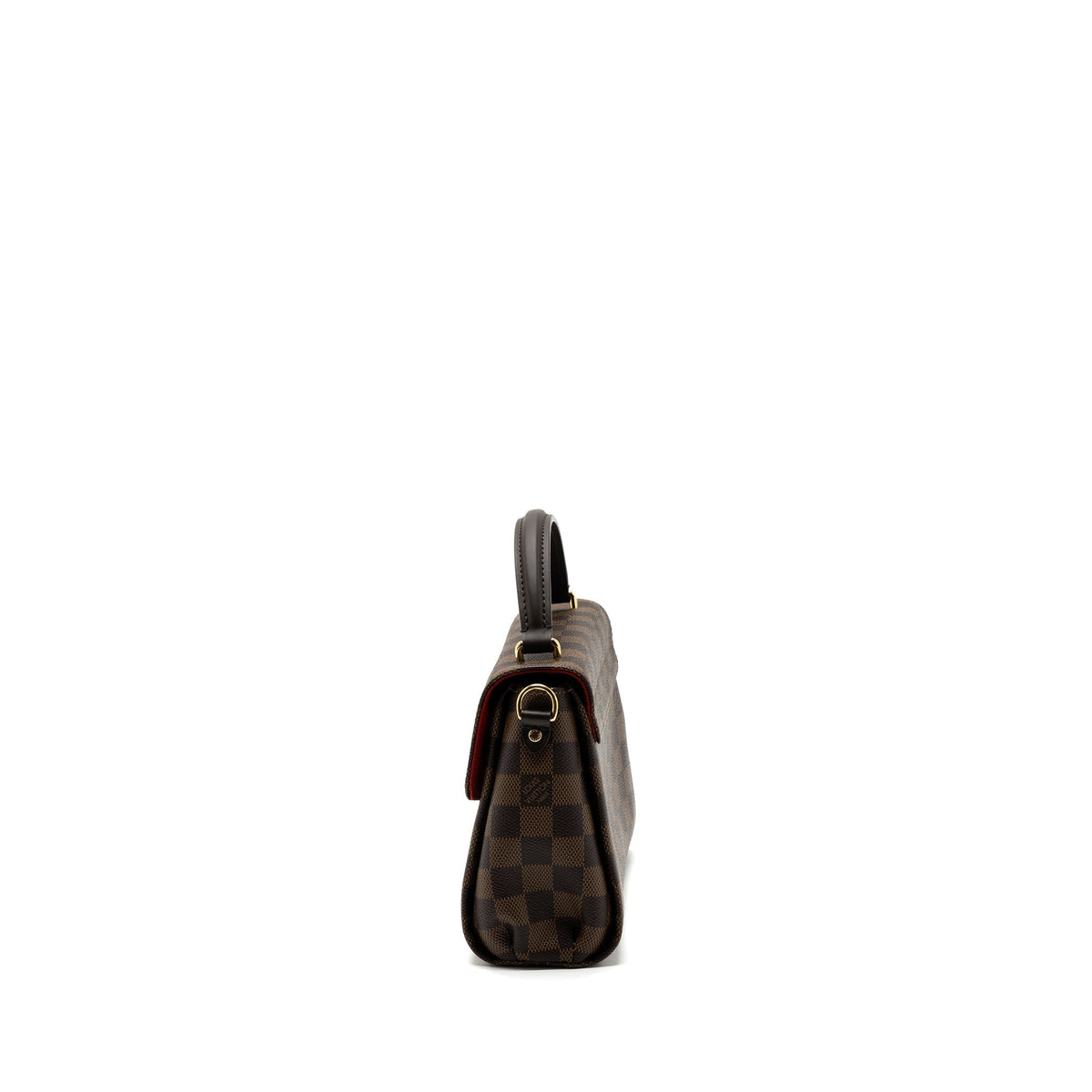 LOUIS VUITTON CROISETTE DAMIER EBENE CANVAS GHW