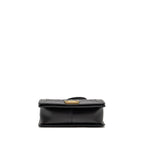 CHANEL MEDIUM BOY BAG CALFSKIN BLACK GHW (MICROCHIP)