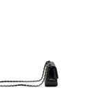 CHANEL CLASSIC MINI SQUARE FLAP BAG CAVIAR BLACK SHW