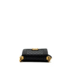 CHANEL SMALL BOY BAG CAVIAR BLACK GHW