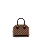 LOUIS VUITTON ALMA BB DAMIER EBENE CANVAS GHW
