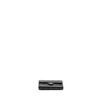 CHANEL CLASSIC FLAP WALLET CAVIAR BLACK SHW (MICROCHIP)