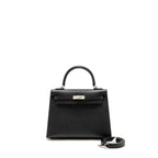 Hermes kelly 25 Epsom black SHW