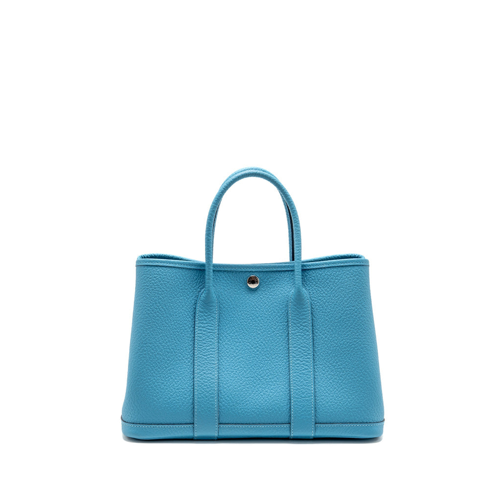 Hermes Garden Party 30 Vache Country Bleu de Nord SHW