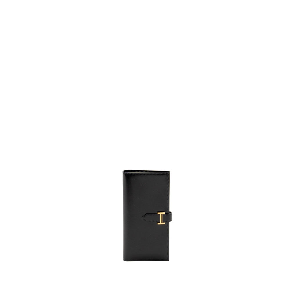 Hermes Bearn Wallet Box Black GHW