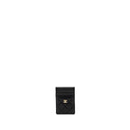 CHANEL 23K CARD HOLDER CAVIAR BLACK GHW(MICROCHIP)