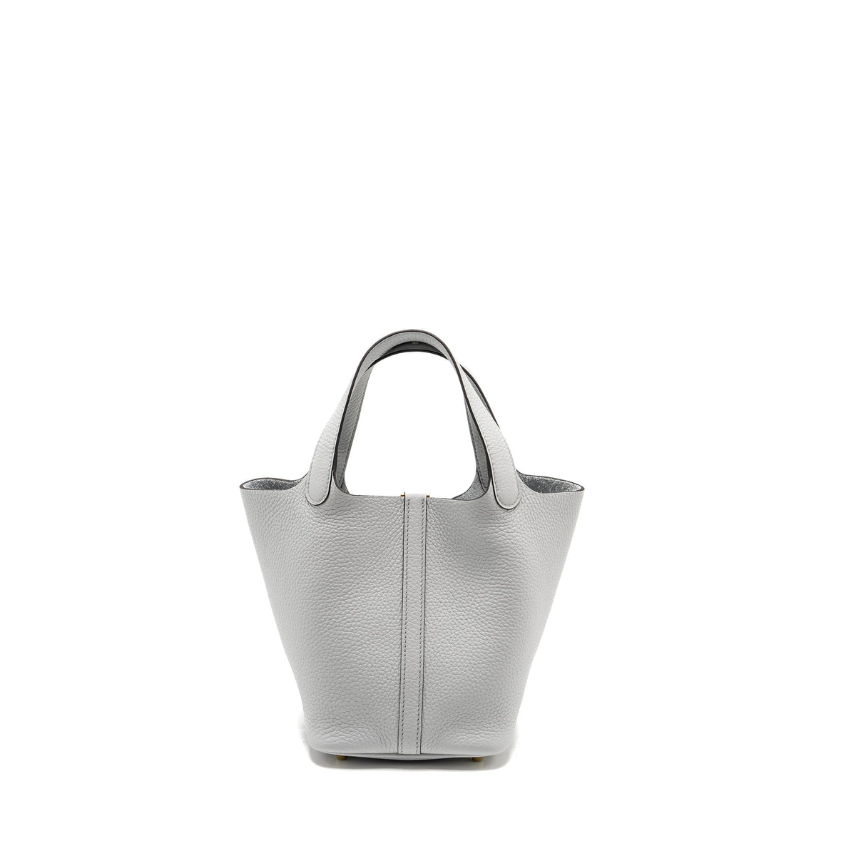 HERMES PICOTIN 18 LOCK BAG CLEMENCE BLEU PALE GHW