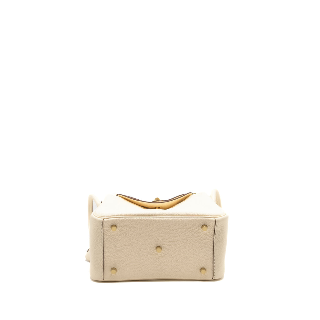 HERMES Lindy 26 Clemence Nata GHW