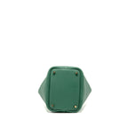 HERMES PICOTIN 18 LOCK BAG CLEMENCE VERT MOYEN GHW