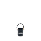 DIOR MICRO DIOR VIBE BUCKET BAG CALFSKIN BLUE/WHITE LGHW