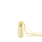 CHANEL 23S MINI 22 BAG SHINY CALFSKIN LIGHT YELLOW BRUSHED GHW (MICROCHIP)