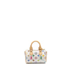 LOUIS VUITTON X TAKASHI MURAKAMI NANO SPEEDY MULTICOLOURED MONOGRAM CANVAS WHITE GHW