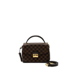 LOUIS VUITTON CROISETTE DAMIER EBENE CANVAS GHW