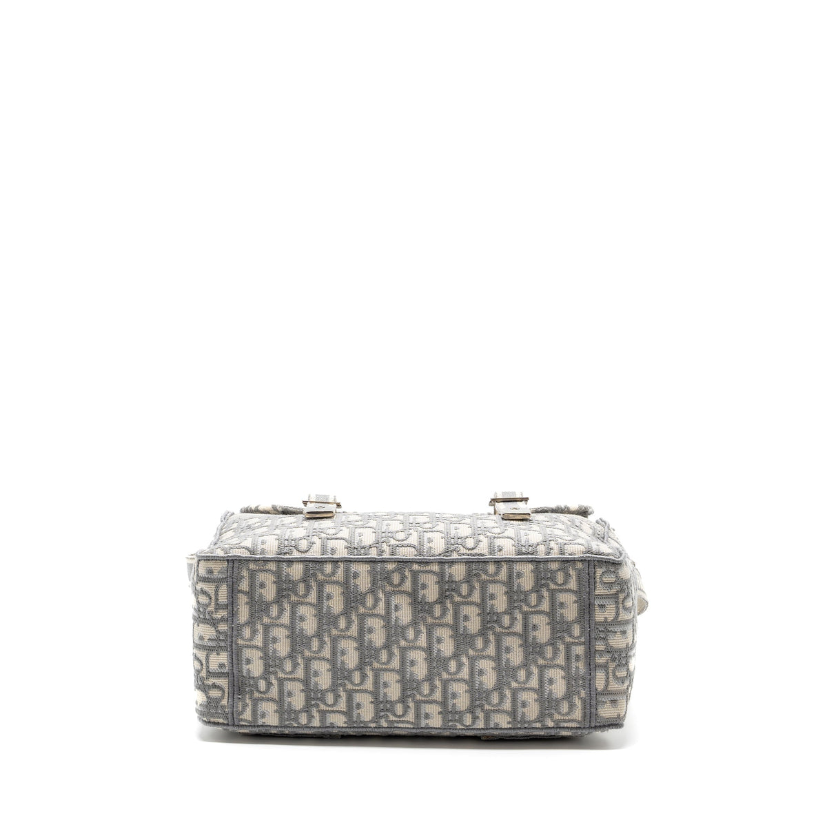 DIOR DIORCAMP MESSENGER BAG OBLIQUE EMBROIDERY LIGHT GREY SHW