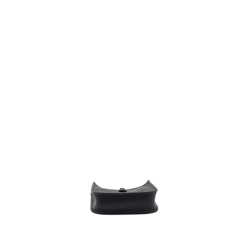 HERMES MINI EVELYN CLEMENCE BLACK GHW