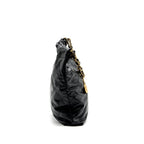 CHANEL MEDIUM 22 BAG CALFSKIN BLACK GHW (MICROCHIP)