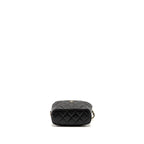 CHANEL QUILTED HOBO BAG CAVIAR BLACK GHW (MICROCHIP)