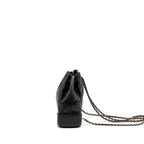 CHANEL SMALL GABRIELLE BACKPACK CALFSKIN BLACK MULTICOLOUR HARDWARE (MICROCHIP)