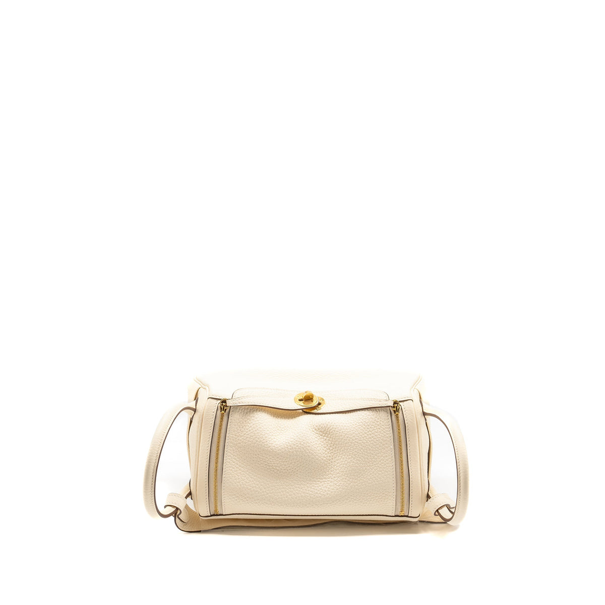 HERMES Lindy 26 Clemence Nata GHW