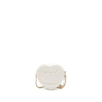 CHANEL 22S HEART BAG LAMBSKIN WHITE LGHW (MICROCHIP)