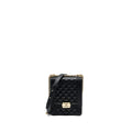 CHANEL NORTH SOUTH BOY BAG CAVIAR BLACK LGHW