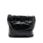 CHANEL MEDIUM 22 BAG CALFSKIN BLACK GHW (MICROCHIP)