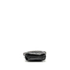 CHANEL MINI 22 BAG SHINY CALFSKIN BLACK SHW (MICROCHIP)