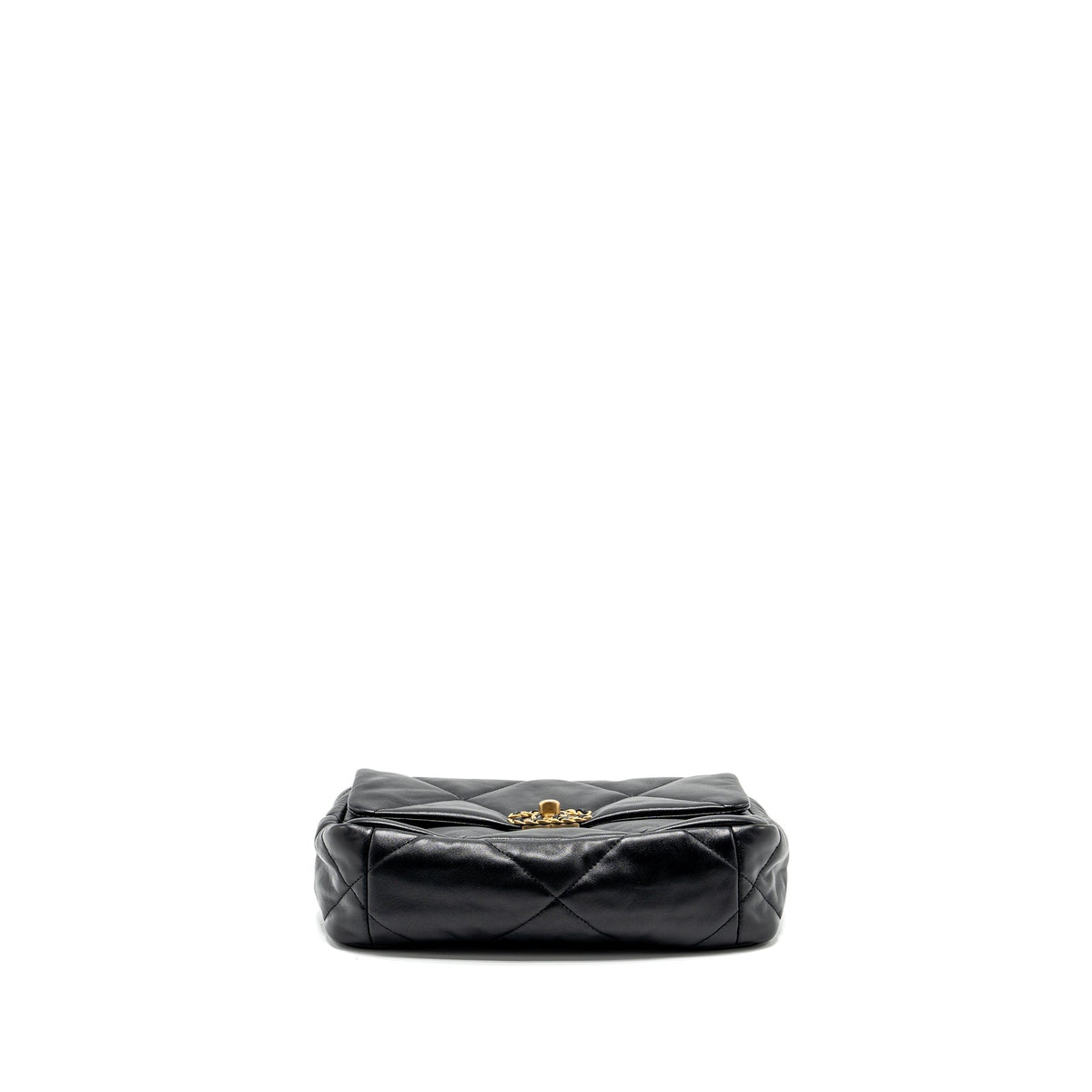 CHANEL SMALL 19 BAG LAMBSKIN BLACK MULTICOLOUR HARDWARE (MICROCHIP)