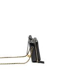 CHANEL FILIGREE VERTICAL VANITY CASE CAVIAR BLACK GHW