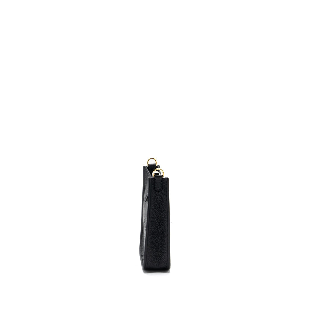 HERMES MINI EVELYN CLEMENCE BLACK GHW