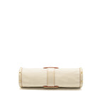 LOUIS VUITTON VINTAGE SUHALI L’EPANOUI PM LEATHER WHITE GHW