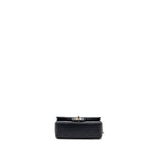 CHANEL 22P LION CHARM TOP HANDLE MINI RECTANGULAR FLAP BAG LAMBSKIN BLACK LGHW (MICROCHIP)