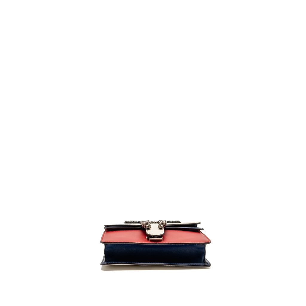 Gucci mini Dionysus bag calfskin multicolor white / black / red SHW