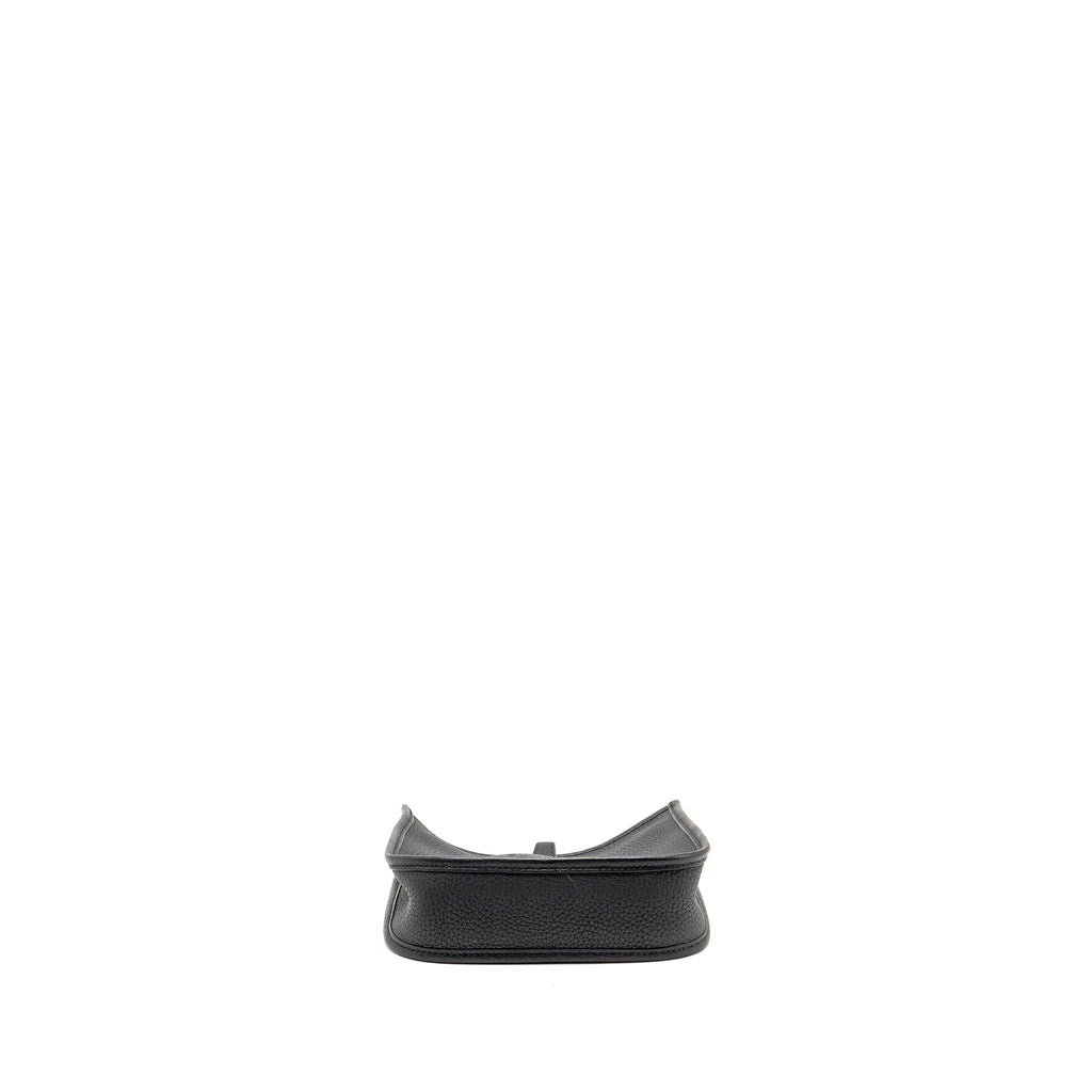 Hermes Mini Evelyne Clemence Black GHW