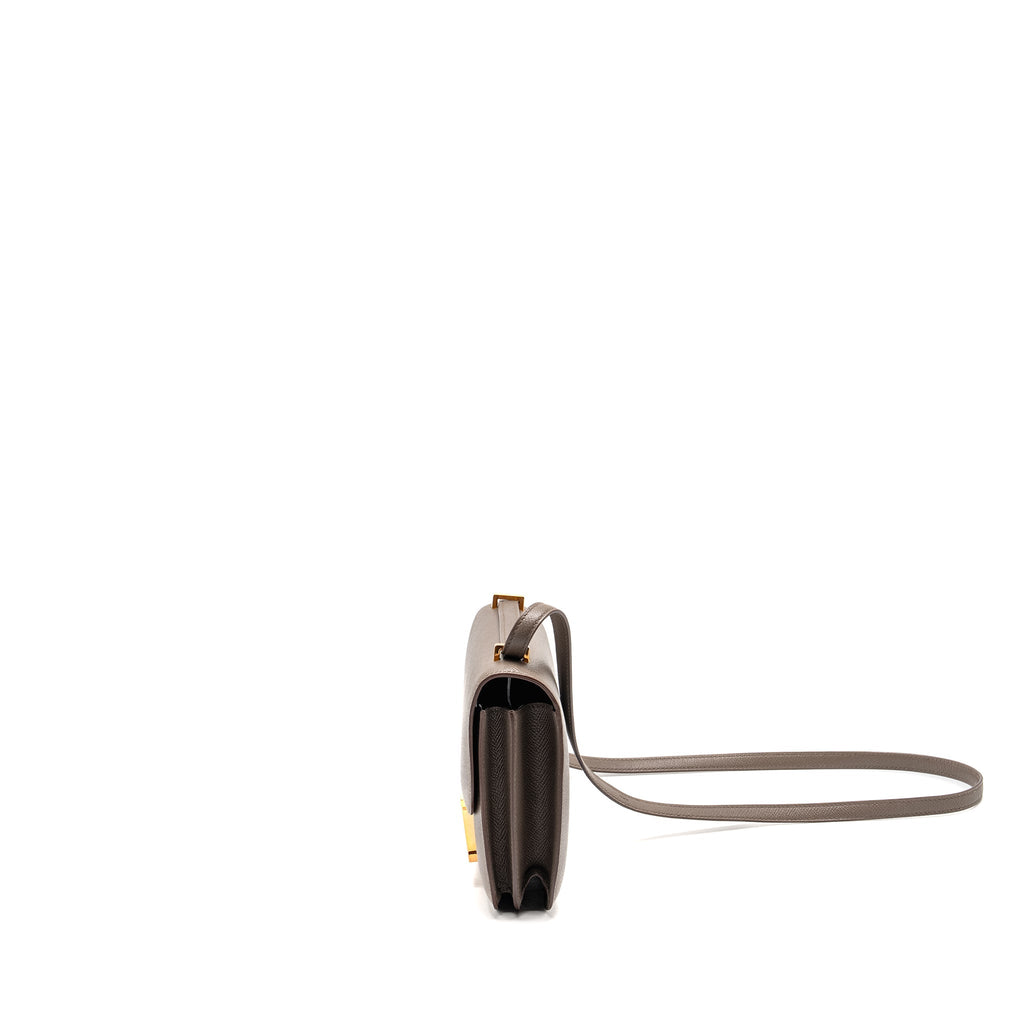 Hermes Mini Constance Epsom Gris Etain RGHW