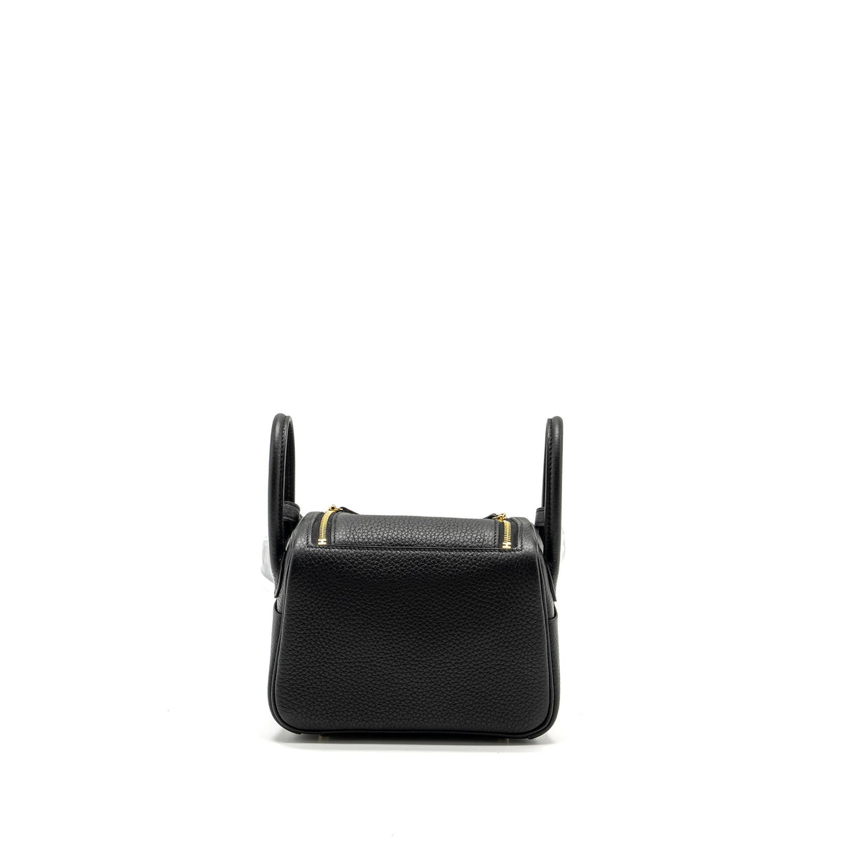 HERMES MINI LINDY II CLEMENCE BLACK GHW