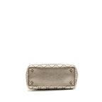 DIOR MEDIUM LADY DIOR CANNAGE CALFSKIN METALLIC GOLD LGHW