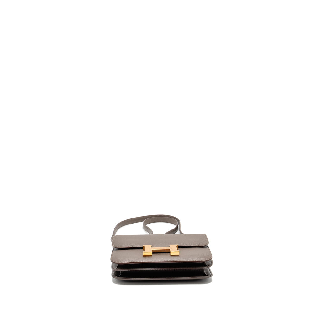 Hermes Mini Constance Epsom Gris Etain RGHW