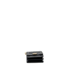 CHANEL NORTH SOUTH BOY BAG CAVIAR BLACK LGHW