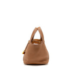 Hermes Picotin 18 Lock Bag Clemence Gold GHW