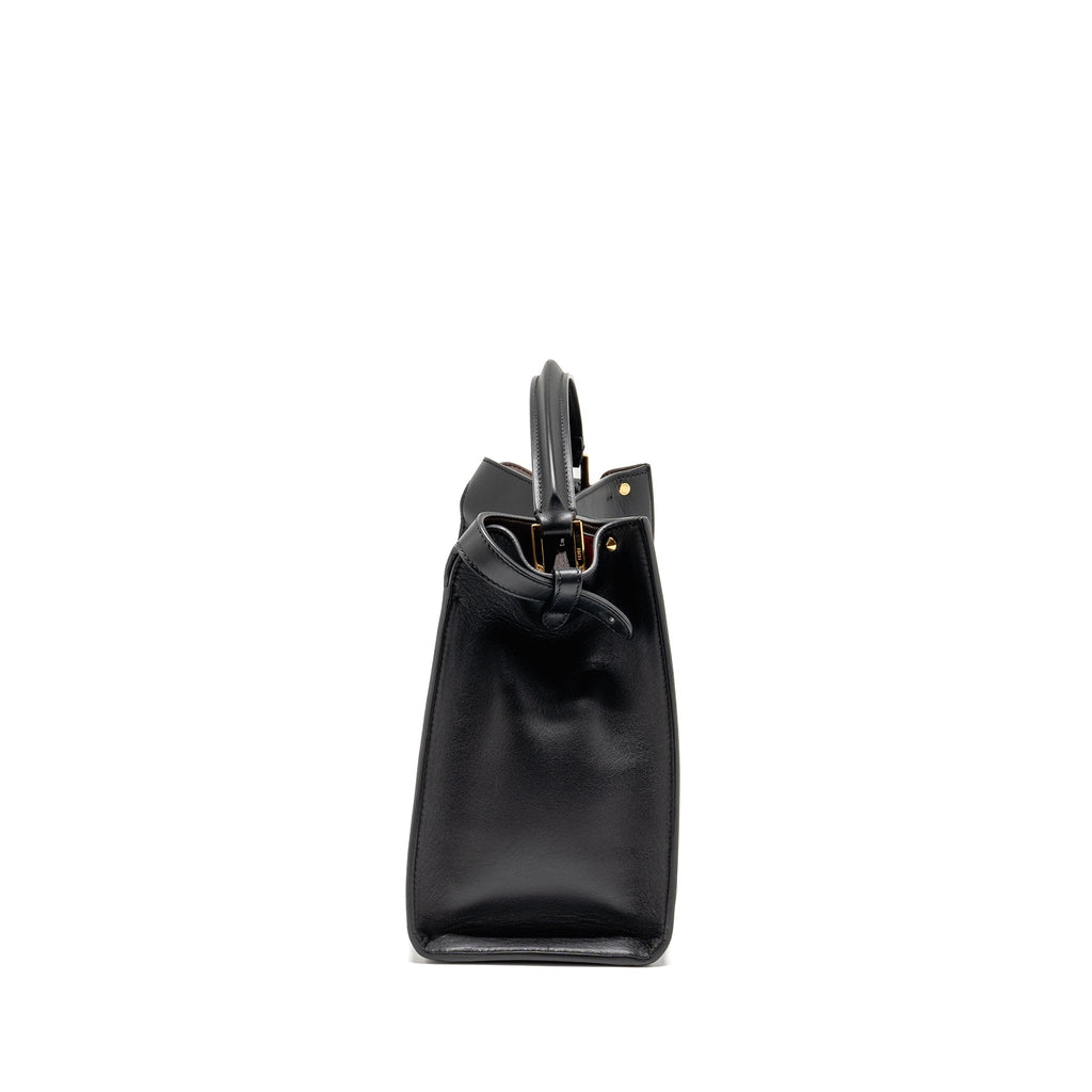 FENDI PEEKABOO X-LITE MEDIUM CALFSKIN BLACK GHW